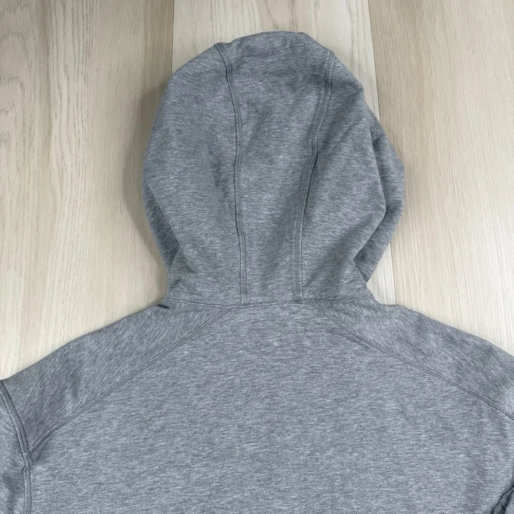 Lululemon Cross Cut Hoodie Sweatshirt Gray Full Zip Athletic Mens Size L Large